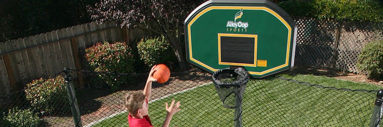 Adding accessories for your trampoline from Swingset Warehouse creates a whole new level of fun for your family.