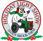 Holiday Light show at Shady Brook Farms