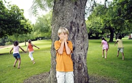 There are many versions of hide and seek to keep your kids having fun outside.
