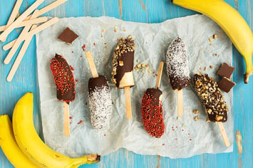 Your kids will love making frozen bananas on a hot Summer day.